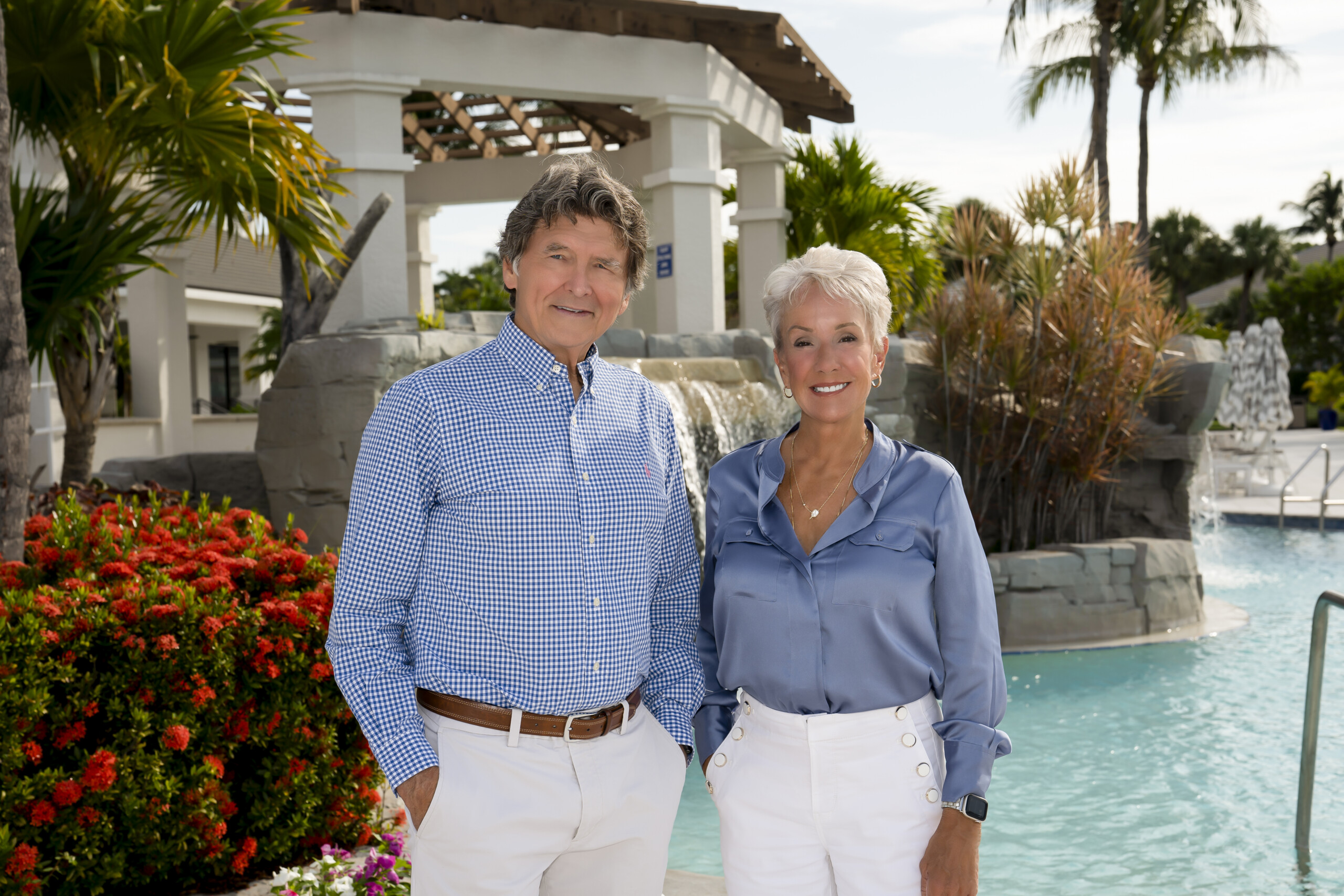 Jill Nesbitt and Larry Lang of Your Dunes Team at The Dunes of Naples